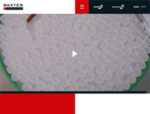 Tablet Screenshot of baxterlaboratories.com